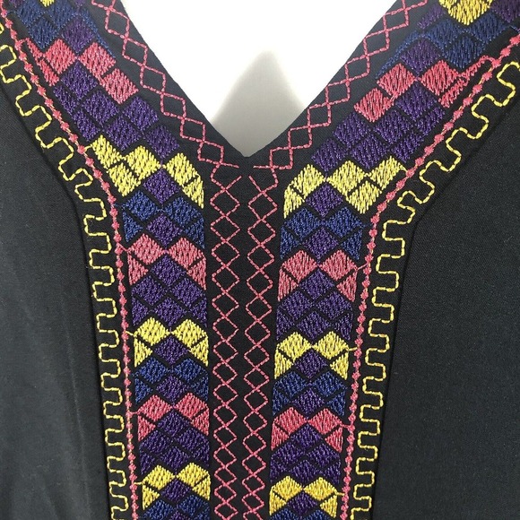 Wrangler Women’s Embroidered Dress Sz S Western Rodeo Cowgirl Long Sleeve - Picture 6 of 12